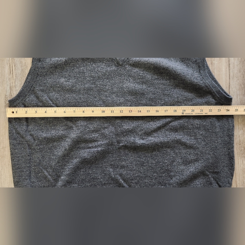 Vintage Nike Golf Tiger Woods Mens 2XL Knit V-Neck Sweater Vest Gray - Picture 6 of 7